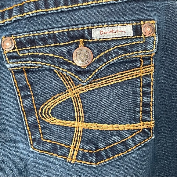 David Kahn Straight Leg Blue Denim Jeans Size 29 - Picture 10 of 16